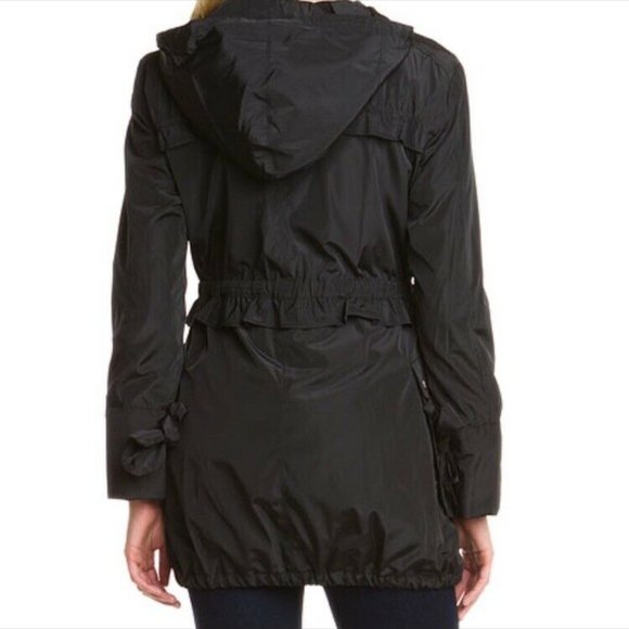 Betsy Johnson Black Ruffled Anorak Jacket - Picture 5 of 5